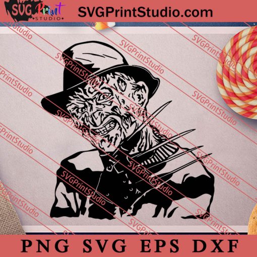 Freddy Krueger SVG DXF EPS PNG , Horror Movies Killer SVG