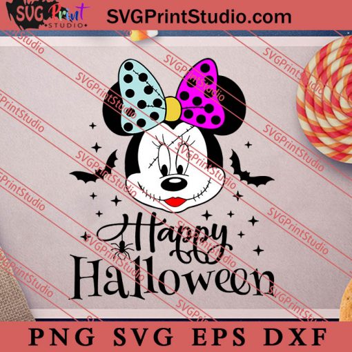Happy Halloween Minnie Sally SVG, Disney Halloween SVG, Sally Minnie Mouse SVG