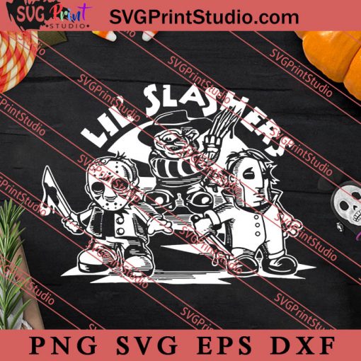 Lil Slashers Scary Movie Villians SVG, Horror Movies SVG, Halloween SVG DXF EPS PNG