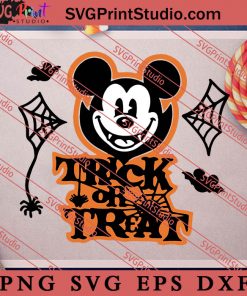 Mickey Mouse Trick or Treat Halloween SVG DXF EPS PNG Disney Halloween SVG