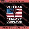 Proud Veteran Navy Corpsman SVG, Military SVG, Veteran SVG
