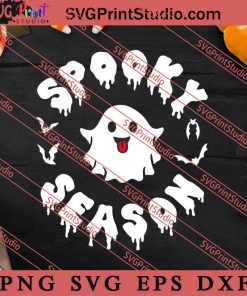 Spooky Season SVG, Ghost Cute SVG, Halloween SVG, Halloween Shirt SVG, file For Cricut Silhouette