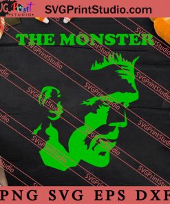 The Monster Frankenstein SVG, Halloween SVG DXF EPS PNG Cutting File for Cricut