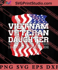 Vietnam Veteran Daughter Memorial Day SVG, Military SVG, Veteran SVG