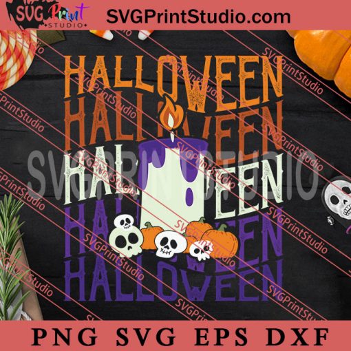Halloween Candle SVG, Happy Halloween SVG, Witch SVG EPS DXF PNG Digital Download