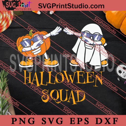 Halloween Squad SVG, Happy Halloween SVG, Witch SVG EPS DXF PNG Digital Download