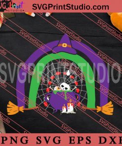 Halloween Witch SVG, Happy Halloween SVG, Witch SVG EPS DXF PNG Digital Download