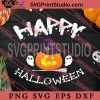Happy Halloween Pumpkin SVG, Happy Halloween SVG, Witch SVG EPS DXF PNG Digital Download