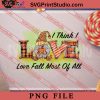 LOVE Gnome Thanksgiving Sublimation PNG, Thanksgiving PNG, Autumn Digital Download