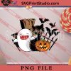 Pumpkin Ghost Cat PNG, Cat PNG, Happy Halloween PNG Digital Download