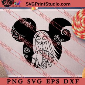 Sally SVG, Mickey Ears SVG, The Nightmare Before Christmas Sally SVG