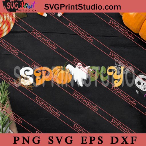 Spooky SVG, Happy Halloween SVG, Witch SVG EPS DXF PNG Digital Download