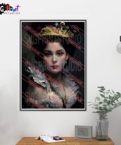 Stunning Portrait Of Queen Elizabeth II Wall Art Print, Poster Print, Artwork Print Poster