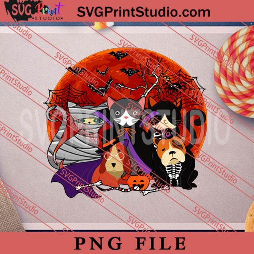 halloween pets cats and dogs PNG, Cat PNG, Happy Halloween PNG Digital Download