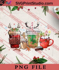 Christmas Coffee PNG, Coffee PNG, Merry Christmas PNG Digital Download