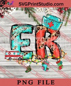 ER Nurse PNG, Merry Christmas PNG, Nurse PNG Digital Download