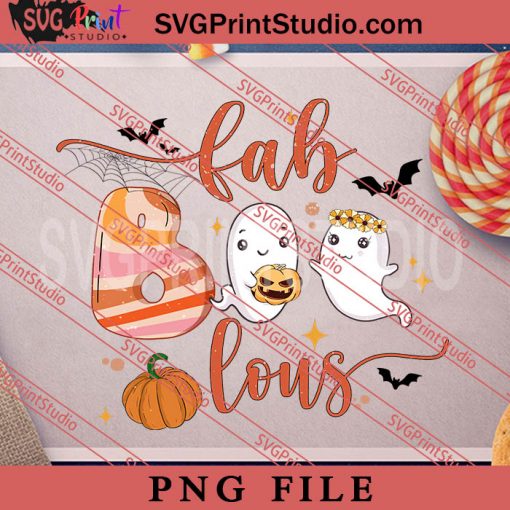 Fab Lous PNG, Boo PNG, Happy Halloween PNG Digital Download