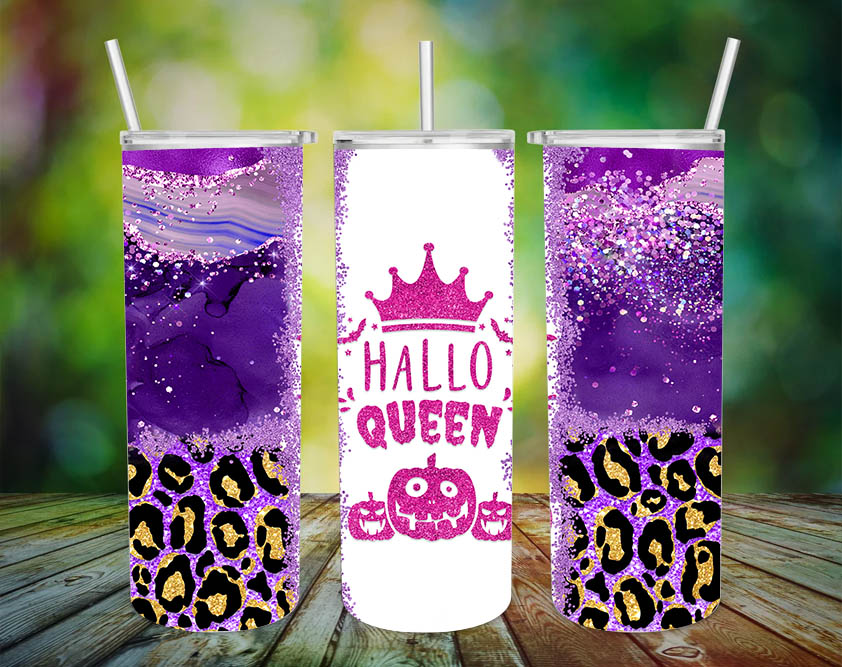 Halloqueen Skinny Tumblers, 20oz Skinny Tumbler