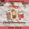 Happy Hallothanksmas PNG, Coffee PNG, Merry Christmas PNG Digital Download