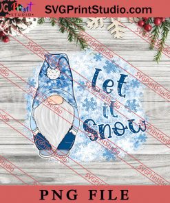 Let It Snow PNG, Merry Christmas PNG, Santa Claus PNG Digital Download