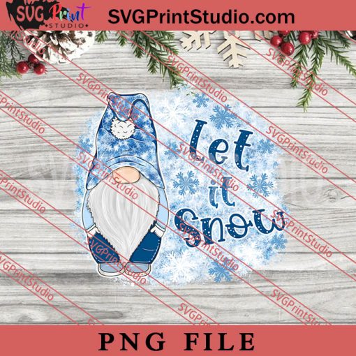 Let It Snow PNG, Merry Christmas PNG, Santa Claus PNG Digital Download