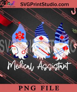 Medical Assistant Christmas Gnomes Nurses Xmas Pajamas PNG, Merry Christmas PNG, Nurse PNG Digital Download