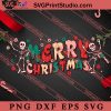 Merry Christmas retro Skeleton SVG, Merry Christmas SVG, Xmas SVG EPS DXF PNG Digital Download