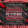 Merry Xmas SVG, Merry Christmas SVG, Christmas Sweater SVG EPS DXF PNG Digital Download