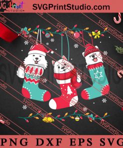 American Eskimo Christmas Lights SVG, Merry Christmas SVG, Dog Christmas SVG EPS DXF PNG Digital Download