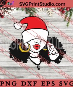 Black Girl Magic Merry Christmas SVG, Merry Christmas SVG, Xmas SVG EPS DXF PNG Digital Download