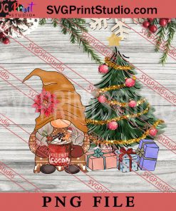 But First Cocoa Christmas PNG, Merry Christmas PNG, Gnome PNG Digital Download