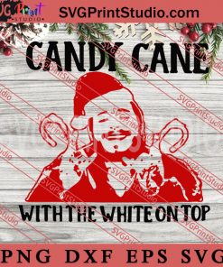 Candy Cane With The White On Top SVG, Merry Christmas SVG, Post Malone SVG EPS DXF PNG Digital Download