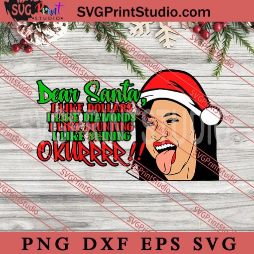Cardi B Christmas SVG, Merry Christmas SVG, Xmas SVG EPS DXF PNG Digital Download