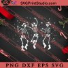 Christmas Dancing Skeleton SVG, Merry Christmas SVG, Xmas SVG EPS DXF PNG Digital Download