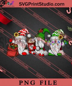 Christmas Gnomes Coffee PNG, Merry Christmas PNG, Gnome PNG Digital Download