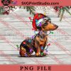 Dachshund Puppy Christmas Tree Lights PNG, Merry Christmas PNG, Dog PNG Digital Download