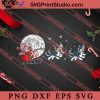 Funny Reindeer Christmas Moon Santa SVG, Merry Christmas SVG, Dog Christmas SVG EPS DXF PNG Digital Download