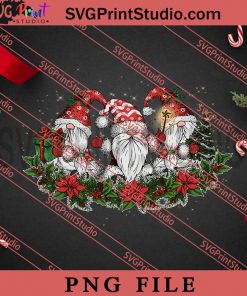 Gnome Holiday Christmas PNG, Merry Christmas PNG, Gnome PNG Digital Download