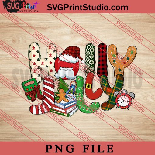 Jolly Teacher PNG, Merry Christmas PNG, Teacher PNG Digital Download