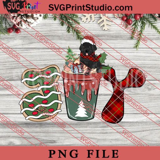 Joy Labrador PNG, Merry Christmas PNG, Dog PNG Digital Download