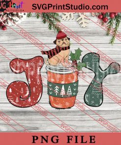 Joy Pug PNG, Merry Christmas PNG, Dog PNG Digital Download