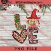 Love Gnome Christmas PNG, Merry Christmas PNG, Gnome PNG Digital Download
