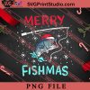 Merry Christmas Fishmas Funny Fishing Fish Gift Present PNG, Merry Christmas PNG, Fishing PNG Digital Download