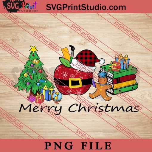 Merry Christmas Teacher PNG, Merry Christmas PNG, Teacher PNG Digital Download