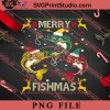 Merry Fishmas Santa Claus PNG, Merry Christmas PNG, Fishing PNG Digital Download