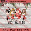 Disney Girls Christmas SVG, Merry Christmas Gift SVG, Xmas SVG PNG EPS DXF Silhouette Cut Files