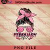 February Girl PNG, Skull PNG, Messy bun Girl PNG Digital Download