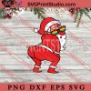 Gay Santa Claus Lgbtq Pride Rainbow Flag SVG, Merry Christmas Gift SVG, Xmas SVG PNG EPS DXF Silhouette Cut Files