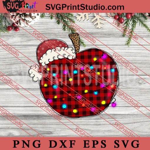 Teacher Apple Christmas PNG, Merry Christmas PNG, Teacher PNG Digital Download