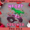 Heart Crusher Dinosaur Valentine PNG, Happy Vanlentine's day PNG, Animals PNG Digital Download